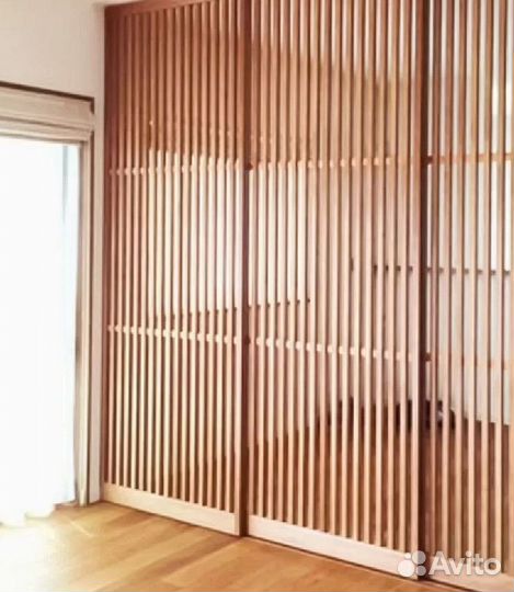 Перегородки из реек