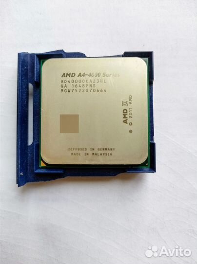 Кулер Gamma Archer Pro и процессор AMD A4-400