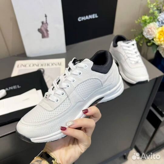 Женские кроссовки chanel