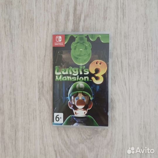 Luigis mansion 3 нинтендо картридж