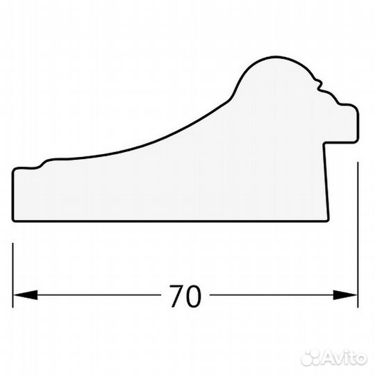 Зеркало Evoform Exclusive-G 123х53 BY 4046 с грав