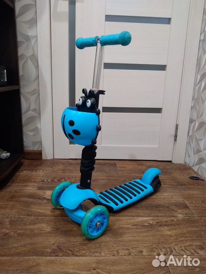 Самокат детский трехколесный бу