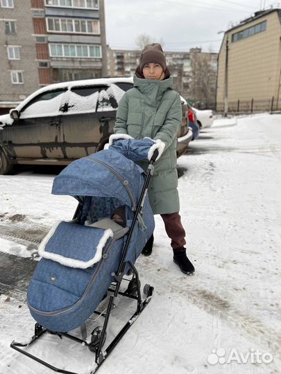 Санки коляска ника