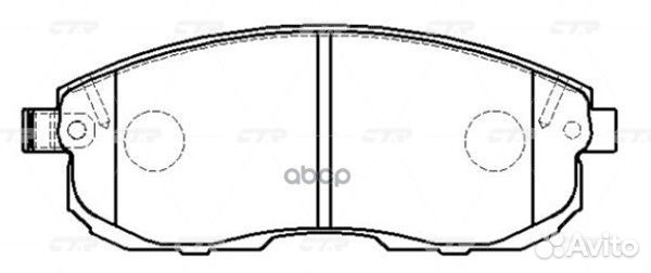 CKN-16 Колодки тормозные дисковые перед G