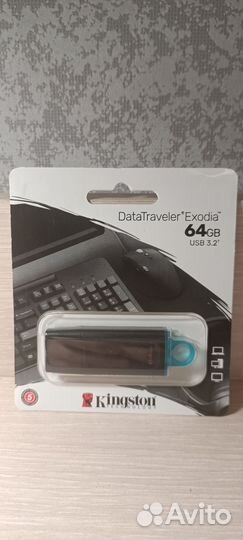 Флешка USB-C kingston 64