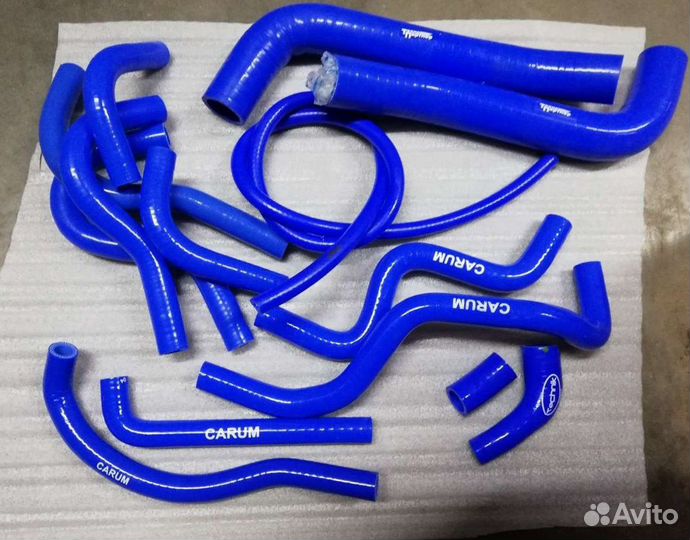 Патрубки радиатора и печки Газель силикон