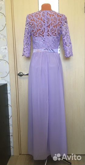 Новое шифоновое платье сиреневого цвета