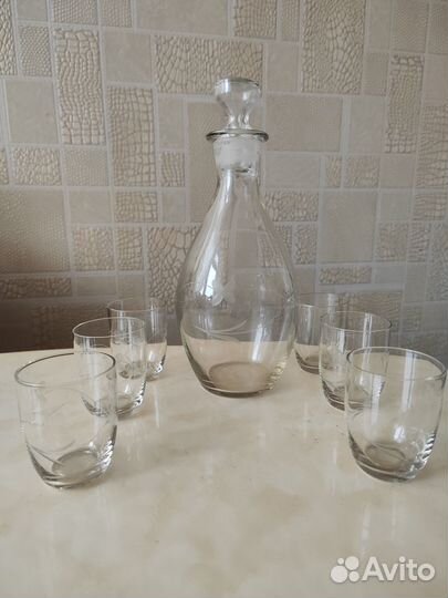Набор для спиртных напитков из стекла