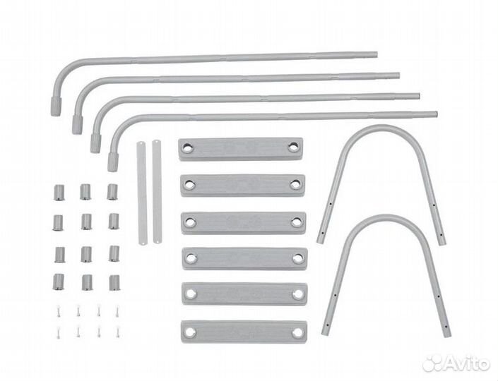 Лестница для бассейнов до 107см, 3 ступеньки