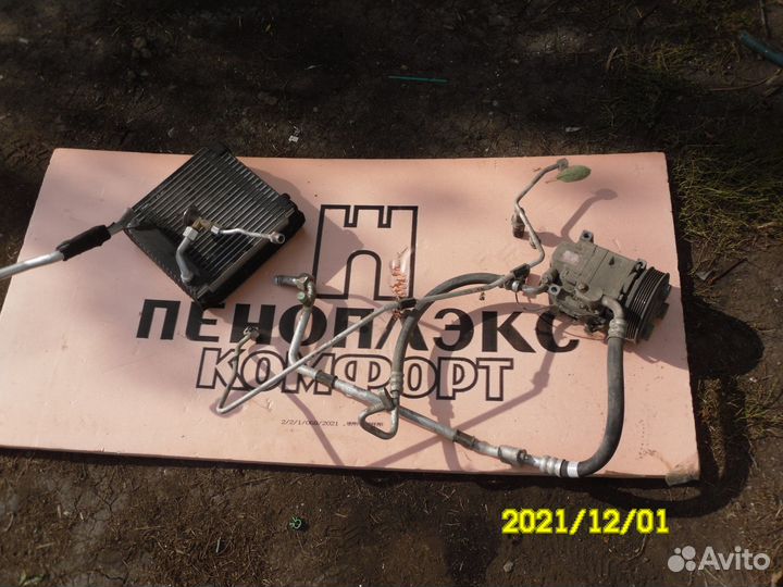 Компрессор кондиционера калина с трубками