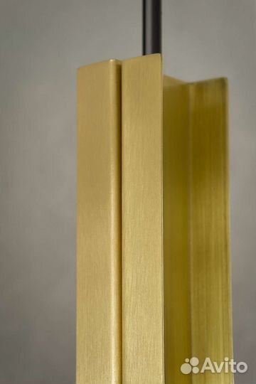 Торцевые (профильные) мебельные ручки из латуни