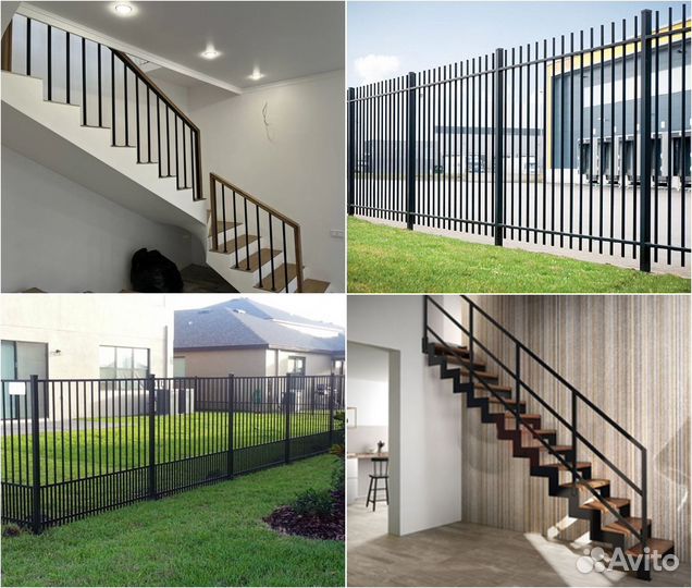 Ворота. Забор. Навес. Лестница