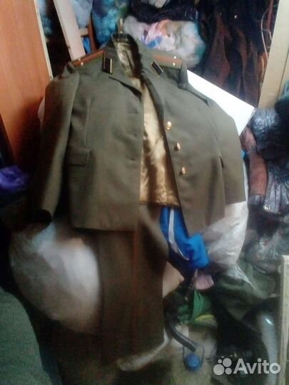 Солдатский китель и шинель СССР