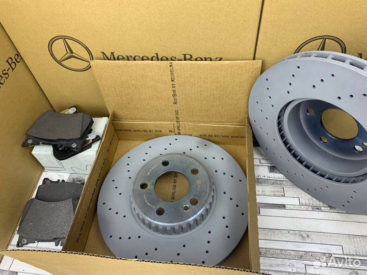 Передний тормозной диск Mercedes W205