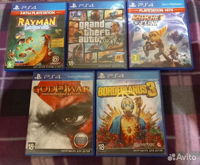 PS4 Игры Playstation 4 Диски