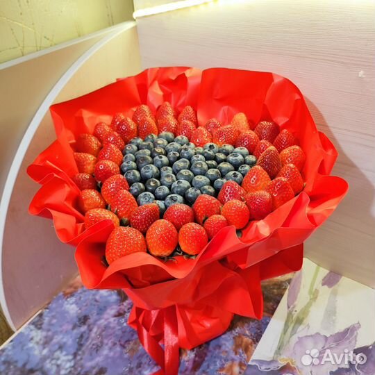 Клубничный букет, клубника в шоколаде