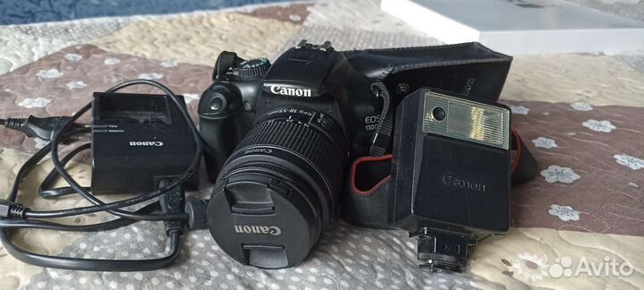 Зеркальный фотоаппарат canon eos 1100d