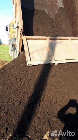 Земля плодородная с доставкой, навоз перегной торф