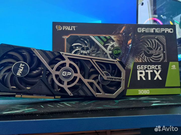 Видеокарта rtx 3080 10gb Palit Gaming Pro