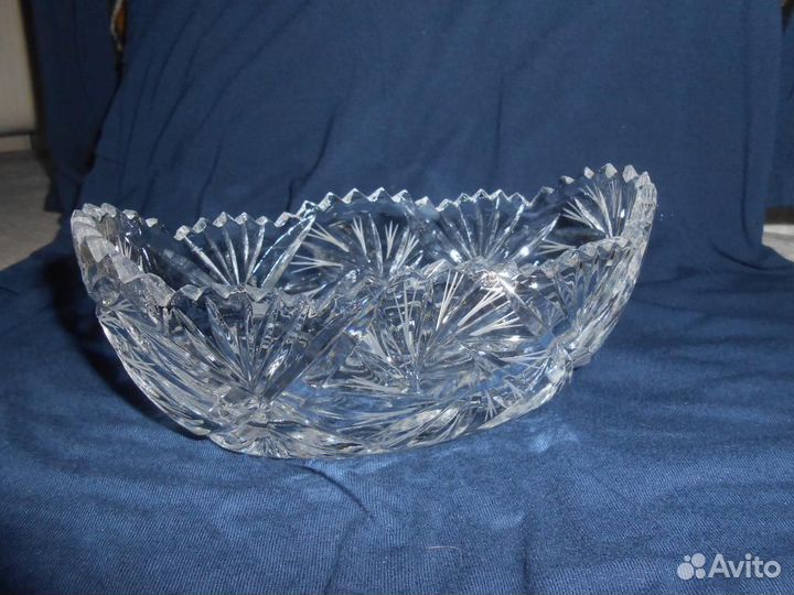 Салатник хрустальный СССР