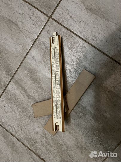 Логарифмическая линейка СССР