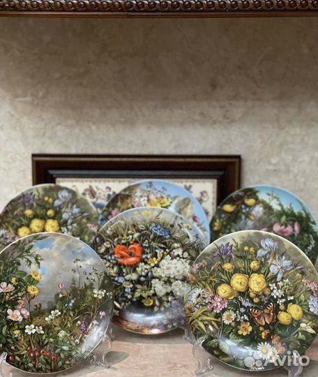 Настенные Тарелки гдр, дикая природа