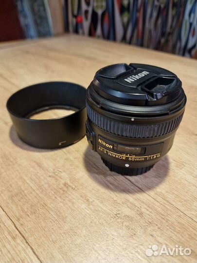 Объектив Nikon 50mm f/1.8G AF-S Nikkor
