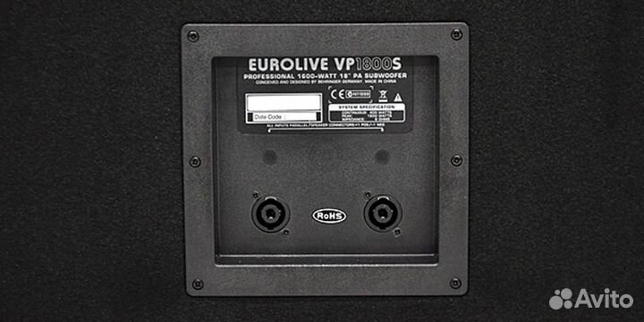 Сабвуфер Behringer VP1800S