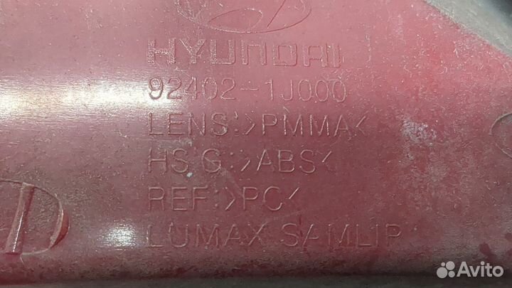 Фонарь (задний) Hyundai i20, 2009