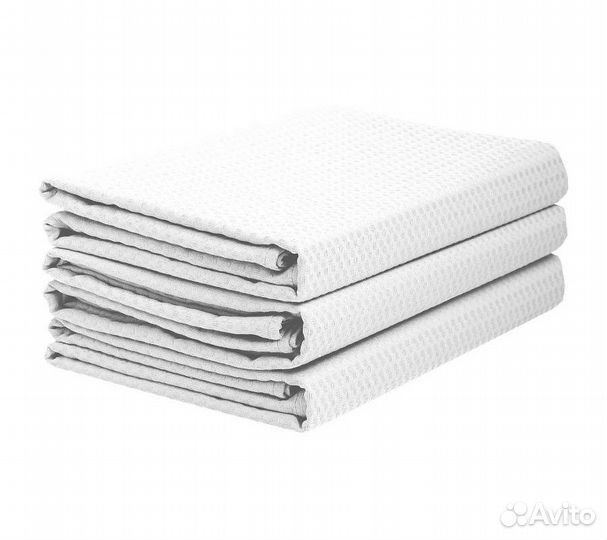 Комплектполотенецвафельныхhomeone80х150(3шт),белый