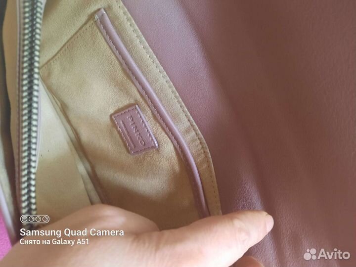 Сумка клатч натуральная кожа бу