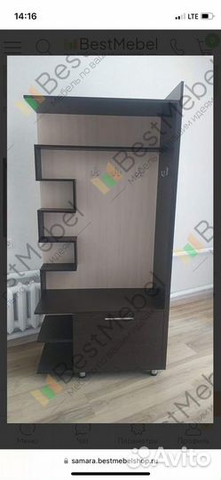 Прихожая тумба с вешалкой Феерия