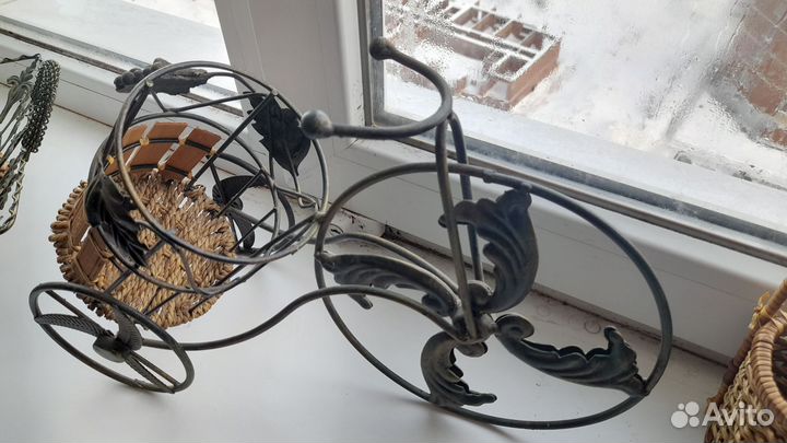 Велосипед декоративный для вина