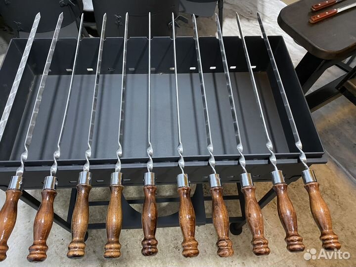 Мангал с печью под казан