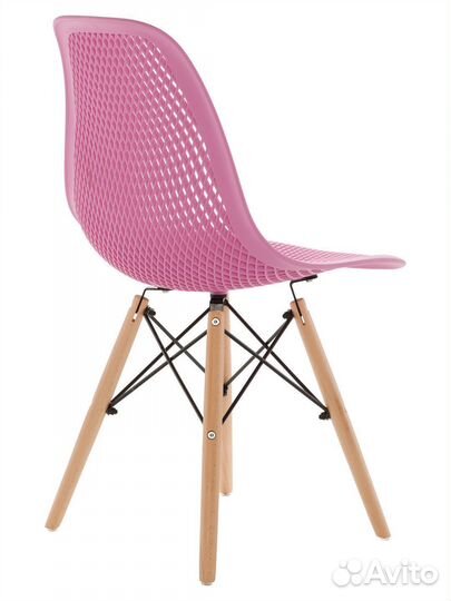 Стул ажурный в стиле eames светло-сиреневый