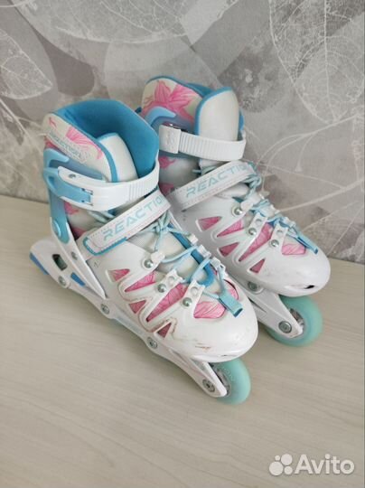 Роликовые коньки детские с защитой