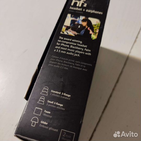 Наушники проводные новые EtyMotic hf2