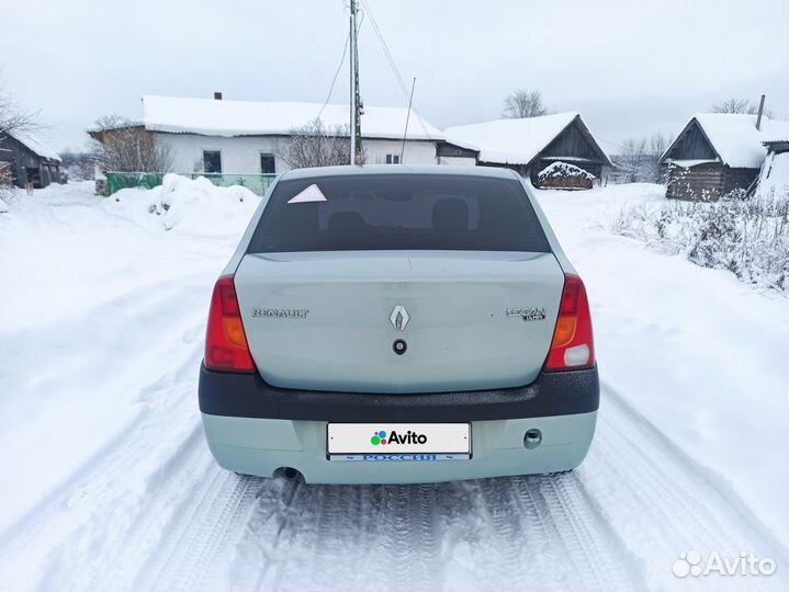 Renault Logan 1.4 МТ, 2007, 188 240 км