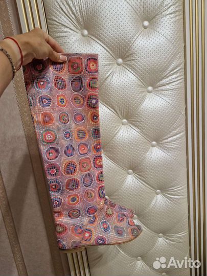 Сапоги кожаные