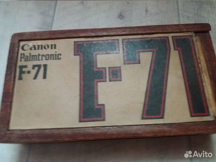 Калькулятор Инженерный Canon Palmtronic F71