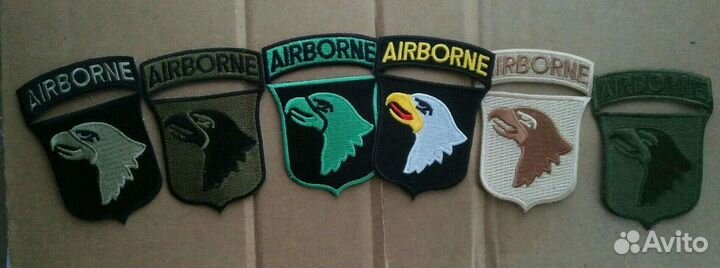 Нашивка наклейка airborn