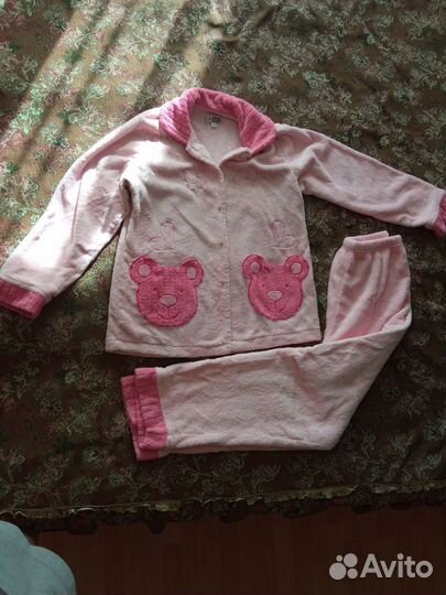 Теплая плюшевая пижама