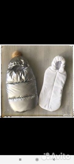 Зимний конверт в коляску