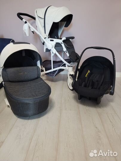 Коляска 3 в 1 bebetto torino