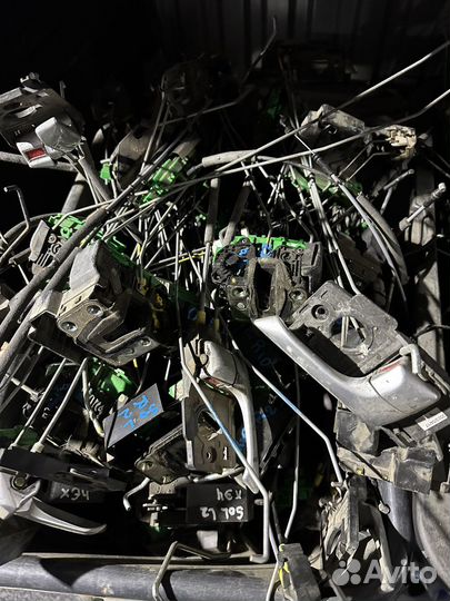 Замок передний левый hyundai solaris