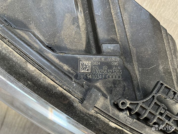 Фара led audi a5 s5 f5 2018г