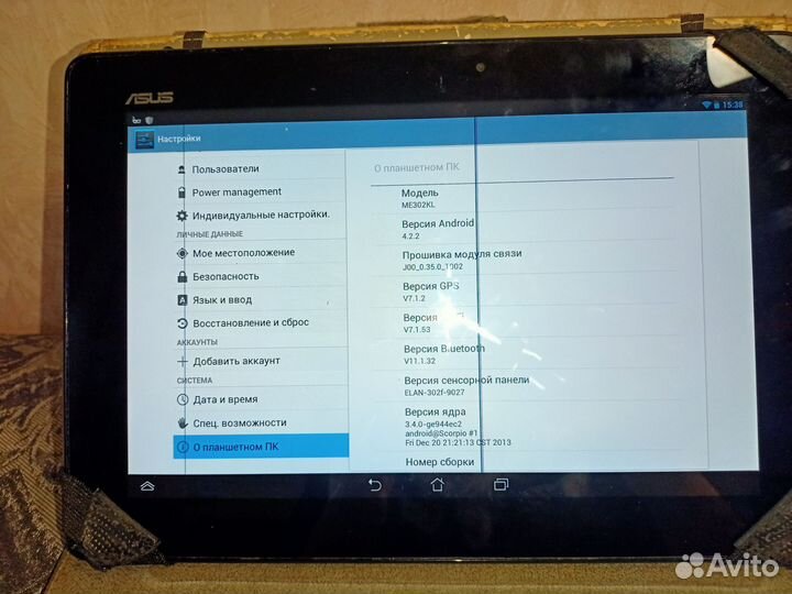 Планшет asus