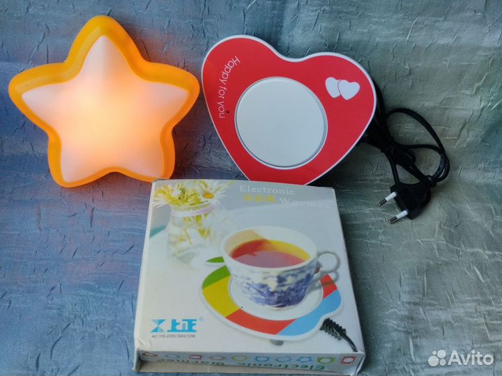 Электроподогреватель для кружки Сердце