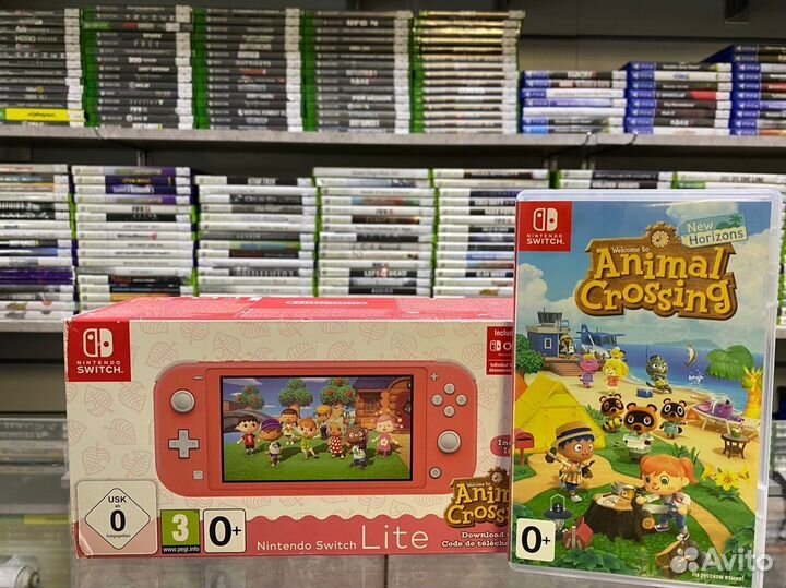 Nintendo switch lite + Animal Crossing
