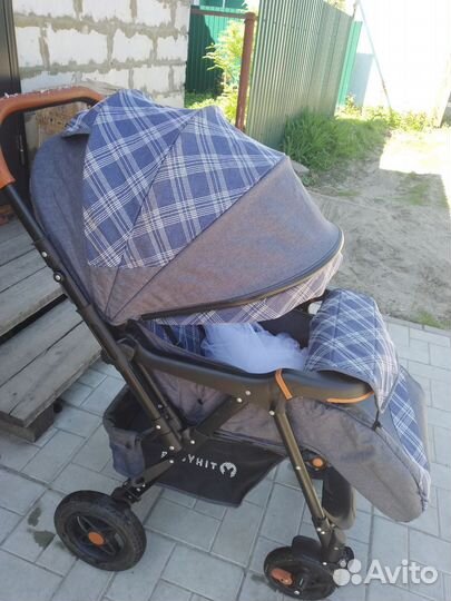 Прогулочная коляска baby hit с перекидной ручкой